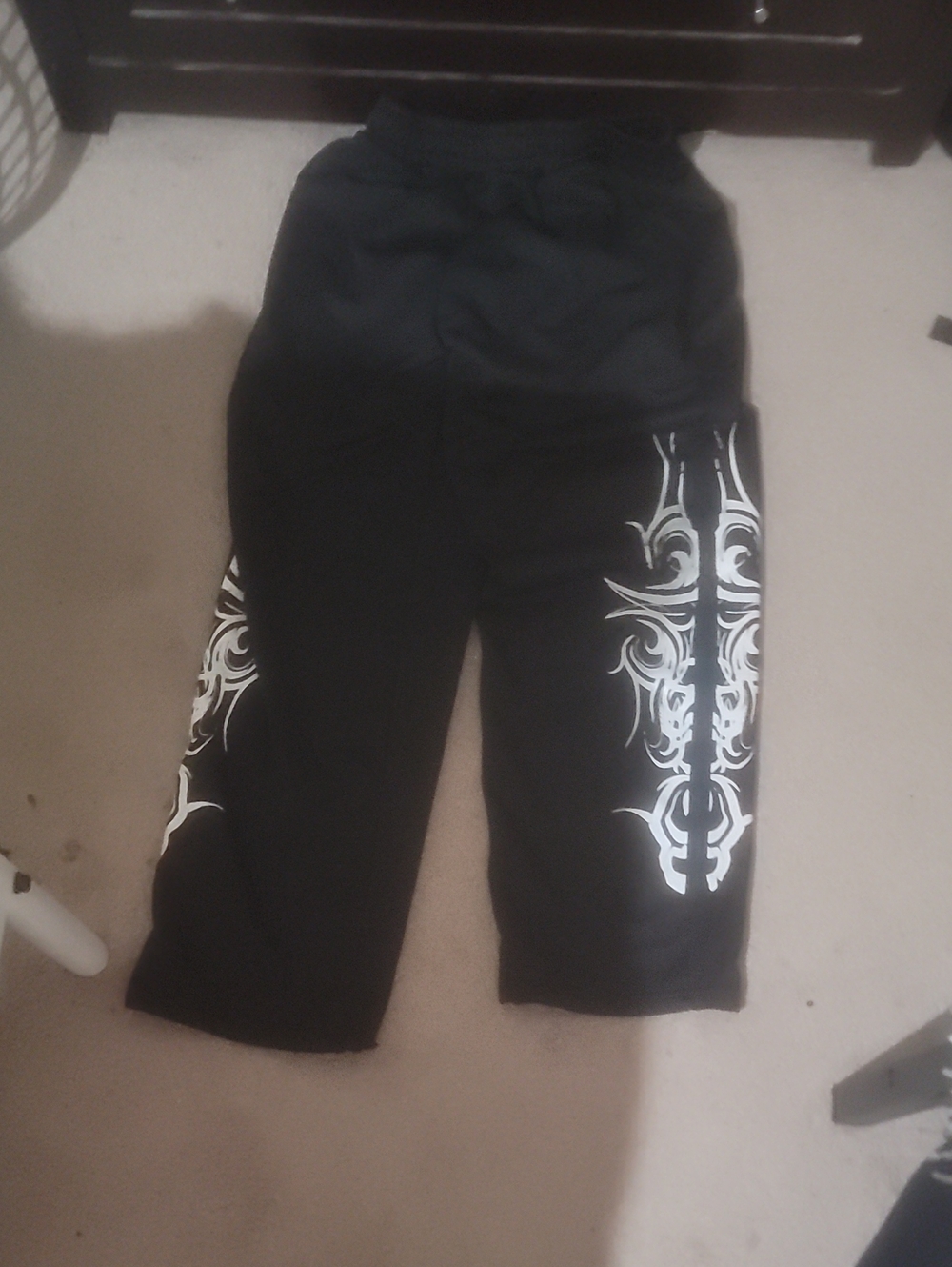 Black Kids Tribal Graphic Sweatpants